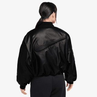 NIKE Яке W NK TF PLEATHER BOMBER JKT 