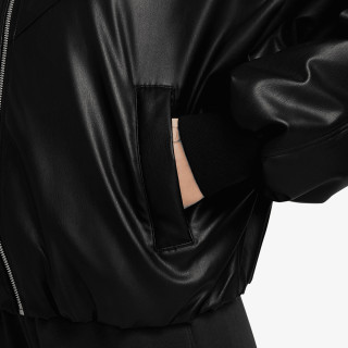 NIKE Яке W NK TF PLEATHER BOMBER JKT 