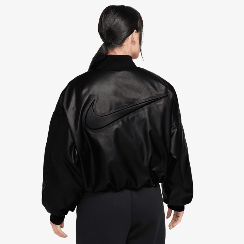 NIKE Яке W NK TF PLEATHER BOMBER JKT 