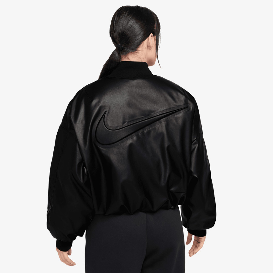 NIKE Яке W NK TF PLEATHER BOMBER JKT 