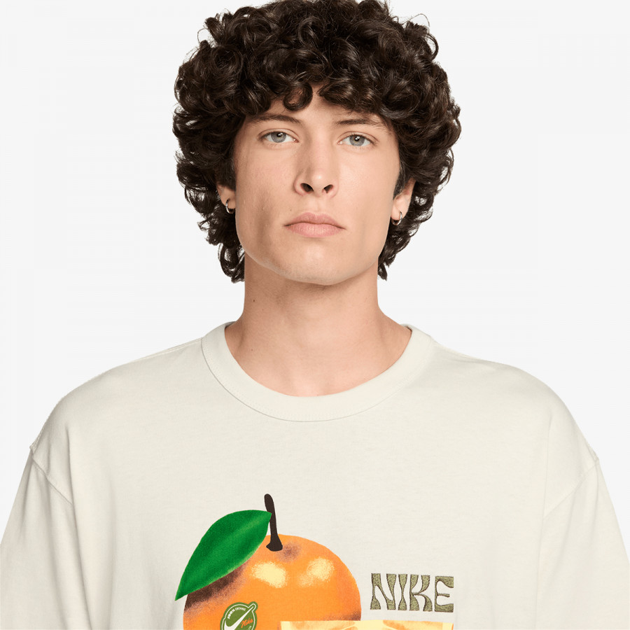 NIKE Суитшърт U NSW TEE LSE PREM ORANGE 