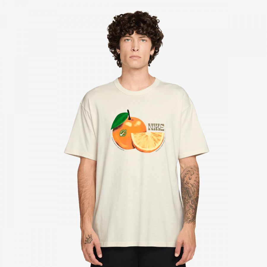 NIKE Суитшърт U NSW TEE LSE PREM ORANGE 