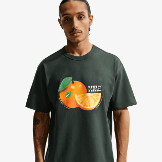 NIKE Суитшърт U NSW TEE LSE PREM ORANGE 