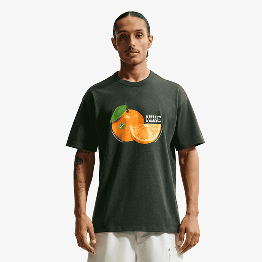 NIKE Суитшърт U NSW TEE LSE PREM ORANGE 