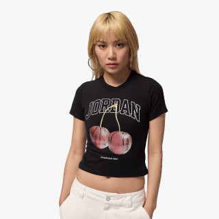 NIKE Тенискa W J BRK SS TMID GFX TEE BB 
