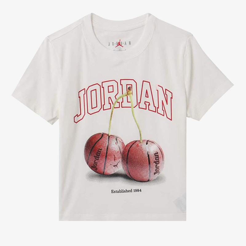 NIKE Тенискa W J BRK SS TMID GFX TEE BB 