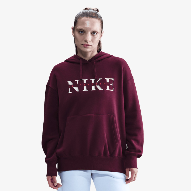 NIKE Суитшърт W NSW PHNX FLC PO HOOD GLS 