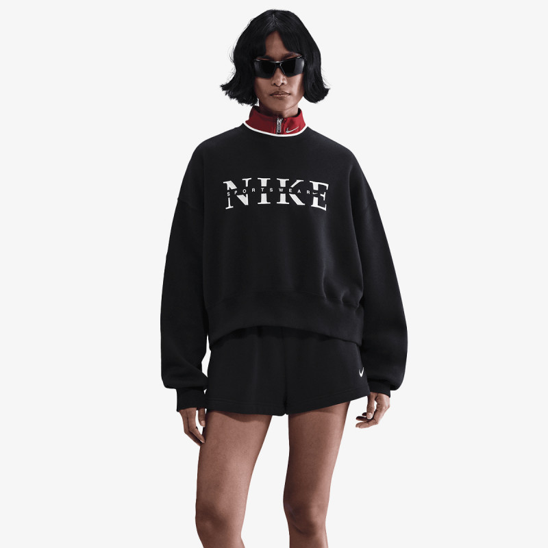 NIKE Суитшърт W NSW PHNX FLC CREW GLS 