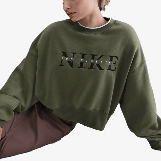 NIKE Суитшърт W NSW PHNX FLC CREW GLS 