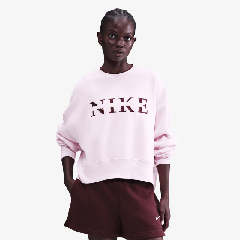NIKE Суитшърт W NSW PHNX FLC CREW GLS 