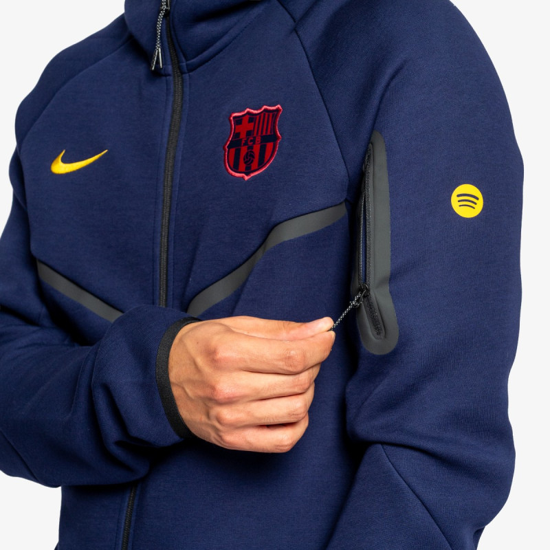NIKE Суитшърт FCB M NK TCH FLC FZ WR HOODIE 