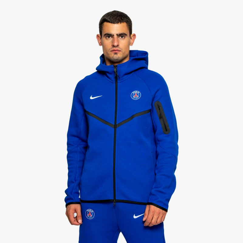 NIKE Суитшърт PSG M NK TCH FLC FZ WR HOODIE 