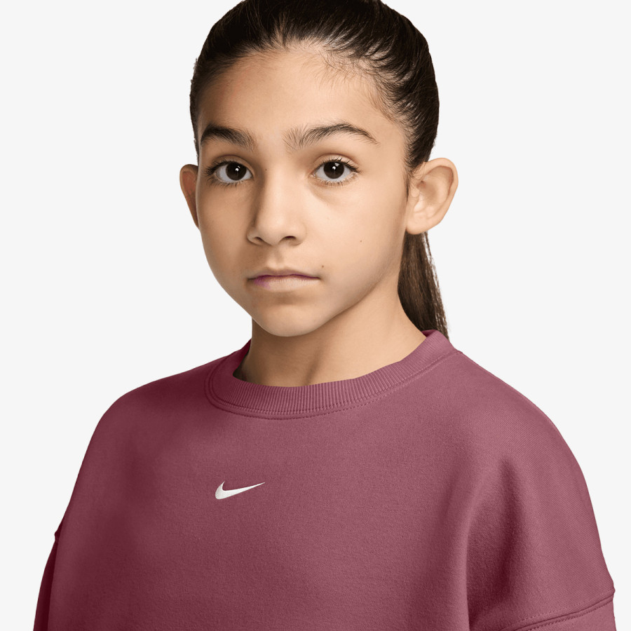 NIKE Суитшърт G NSW STUDIO FLC BXY OS LBR 