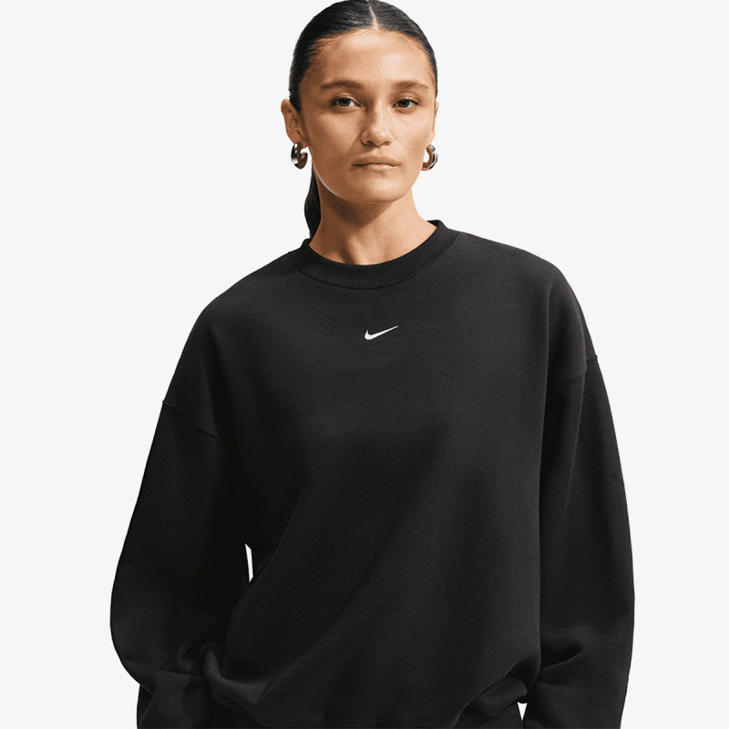 NIKE Блуза с дълъг ръкав W NK STDO FLC MW OS CREW 