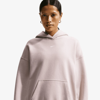 NIKE Суитшърт W NK STDO FLC MW OS PO HDY 