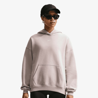NIKE Суитшърт W NK STDO FLC MW OS PO HDY 