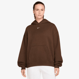 NIKE Суитшърт W NK STDO FLC MW OS PO HDY 