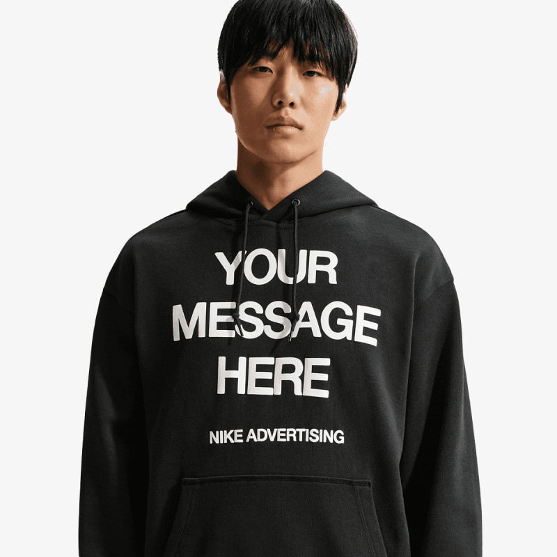 NIKE Суитшърт M NK YMH PO GFX FLC HOODIE 