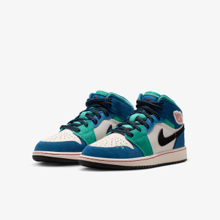 JORDAN Спортни обувки AIR JORDAN 1 MID SE (GS) 