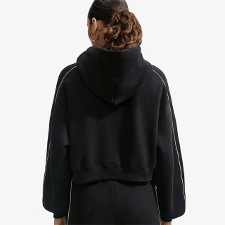 NIKE Суитшърт W NK STDO FLC MW CRP SCLOP HDY 