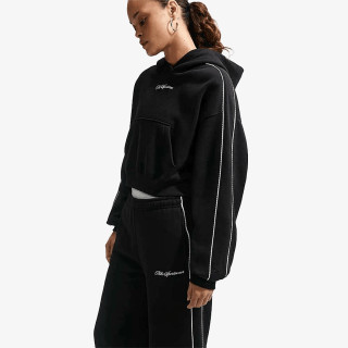 NIKE Суитшърт W NK STDO FLC MW CRP SCLOP HDY 