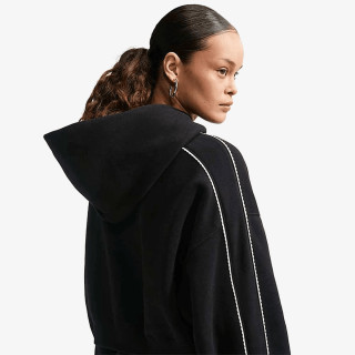 NIKE Суитшърт W NK STDO FLC MW CRP SCLOP HDY 