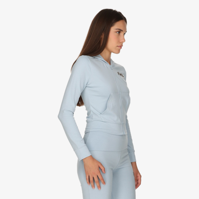 NIKE Суитшърт W NSW FZ HD LS TOP COORD+ 