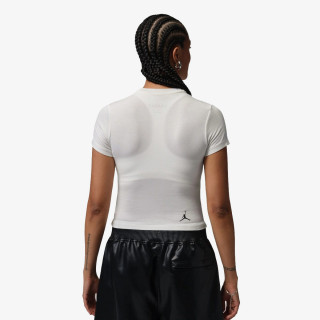 NIKE Тенискa W J BRK SS TMID GFX TEE FST 
