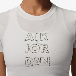 NIKE Тенискa W J BRK SS TMID GFX TEE FST 