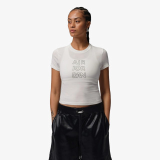 NIKE Тенискa W J BRK SS TMID GFX TEE FST 
