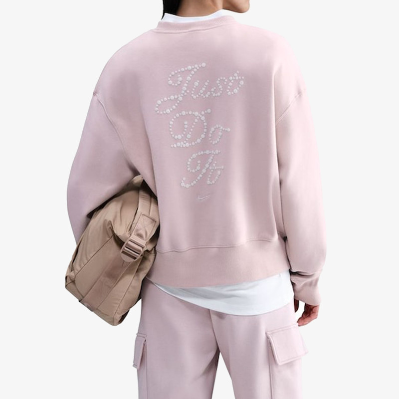 NIKE Суитшърт W NSW PHNX FLC OS CREW 
