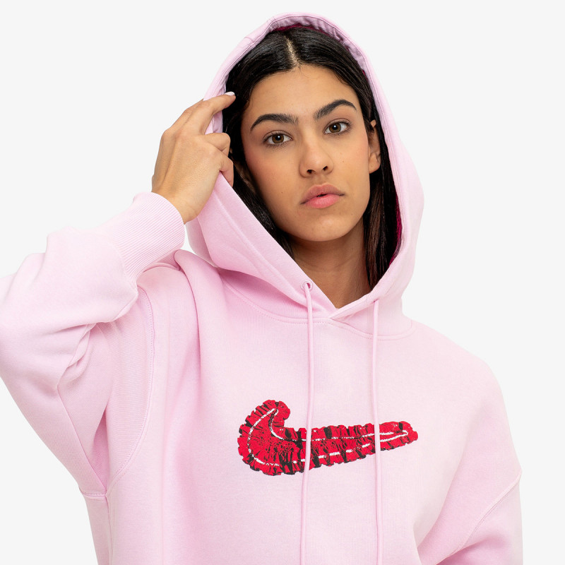 NIKE Суитшърт W NSW PHNX FLC OS PO HOODIE 