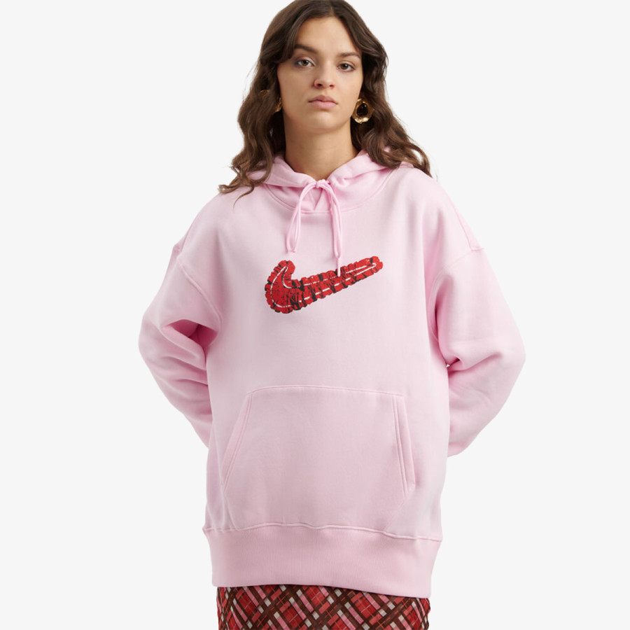 NIKE Суитшърт W NSW PHNX FLC OS PO HOODIE 