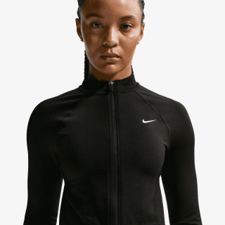 NIKE Блуза с дълъг ръкав W NP DF SMLS FZ MIDLAYER WT 