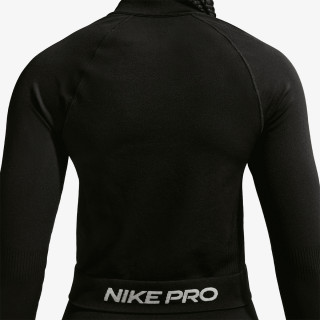 NIKE Блуза с дълъг ръкав W NP DF SMLS FZ MIDLAYER WT 