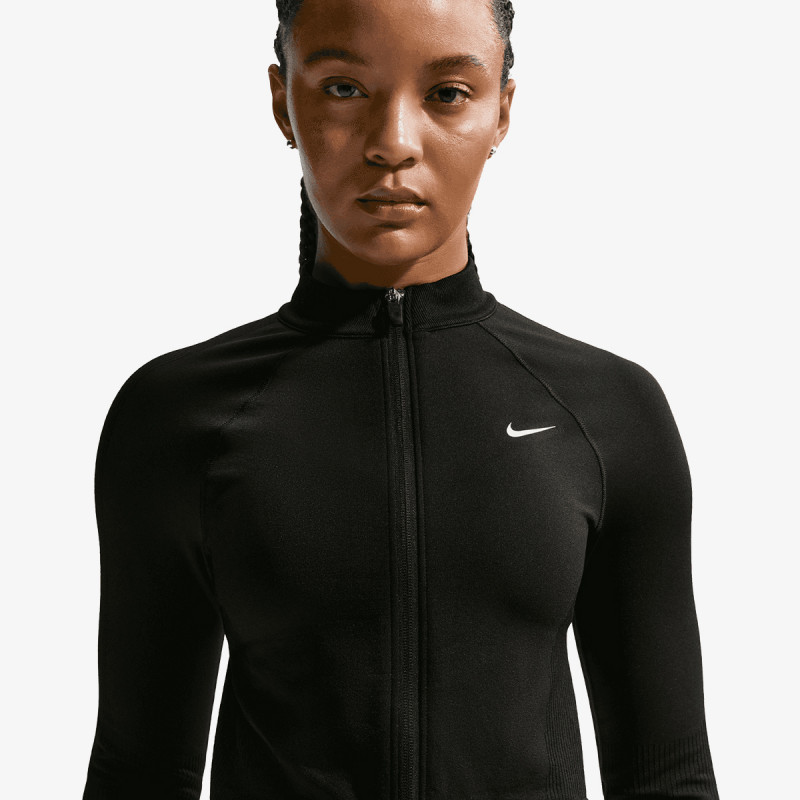 NIKE Блуза с дълъг ръкав W NP DF SMLS FZ MIDLAYER WT 