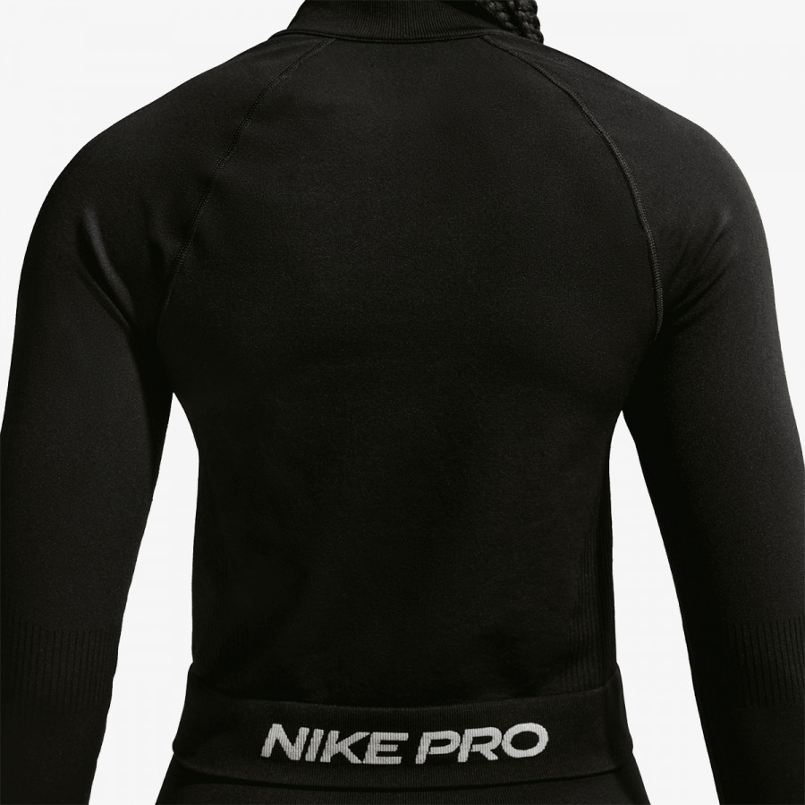NIKE Блуза с дълъг ръкав W NP DF SMLS FZ MIDLAYER WT 