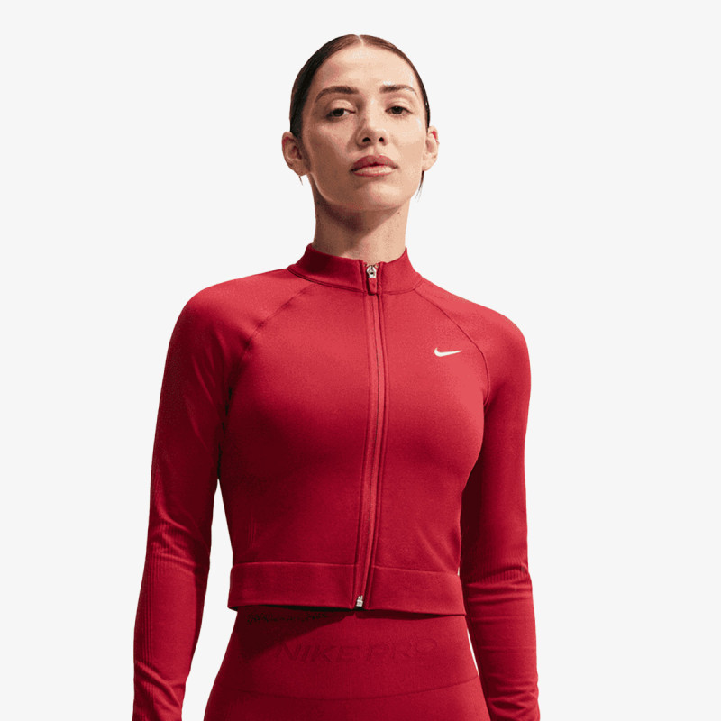 NIKE Суитшърт W NP DF SMLS FZ MIDLAYER WT 