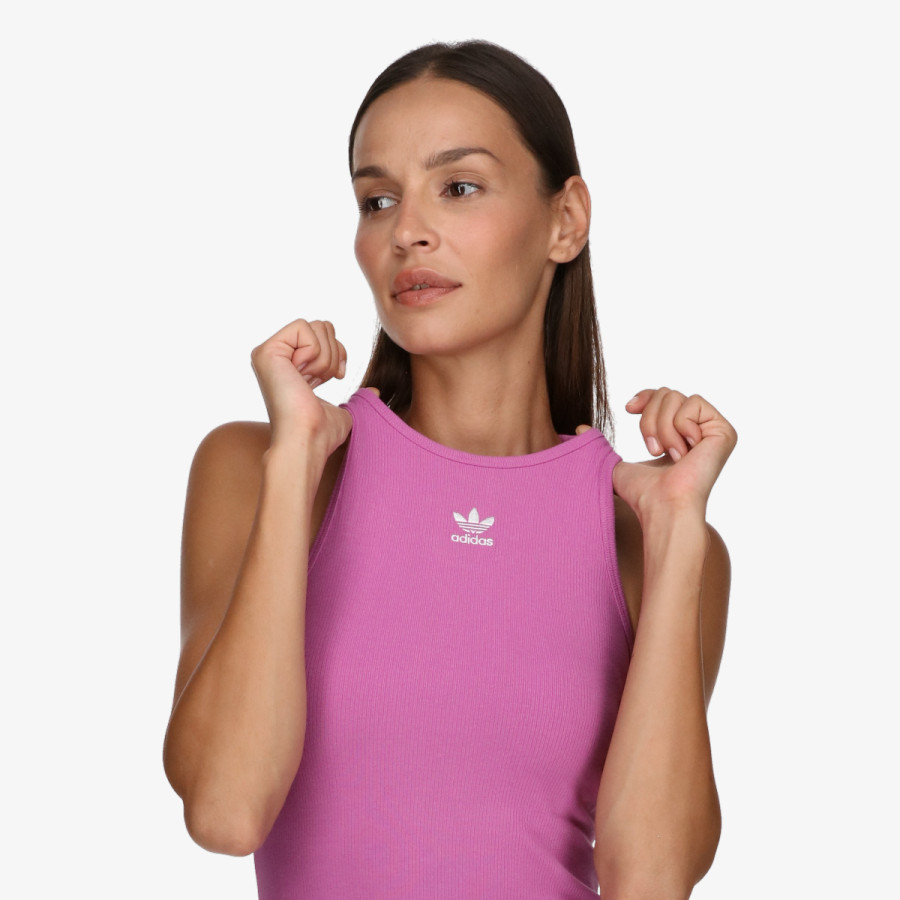 adidas Рокля RIB TANK DRESS 