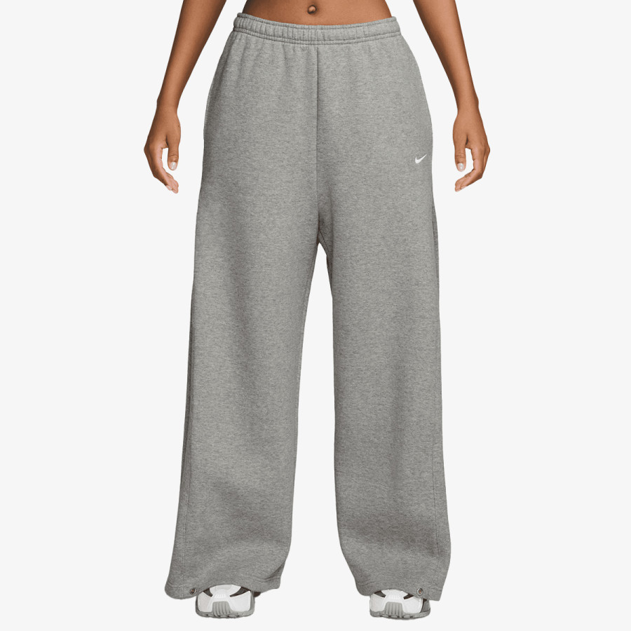 NIKE Долнищe W NK STDO FLC MW PLTD SNP PNT 