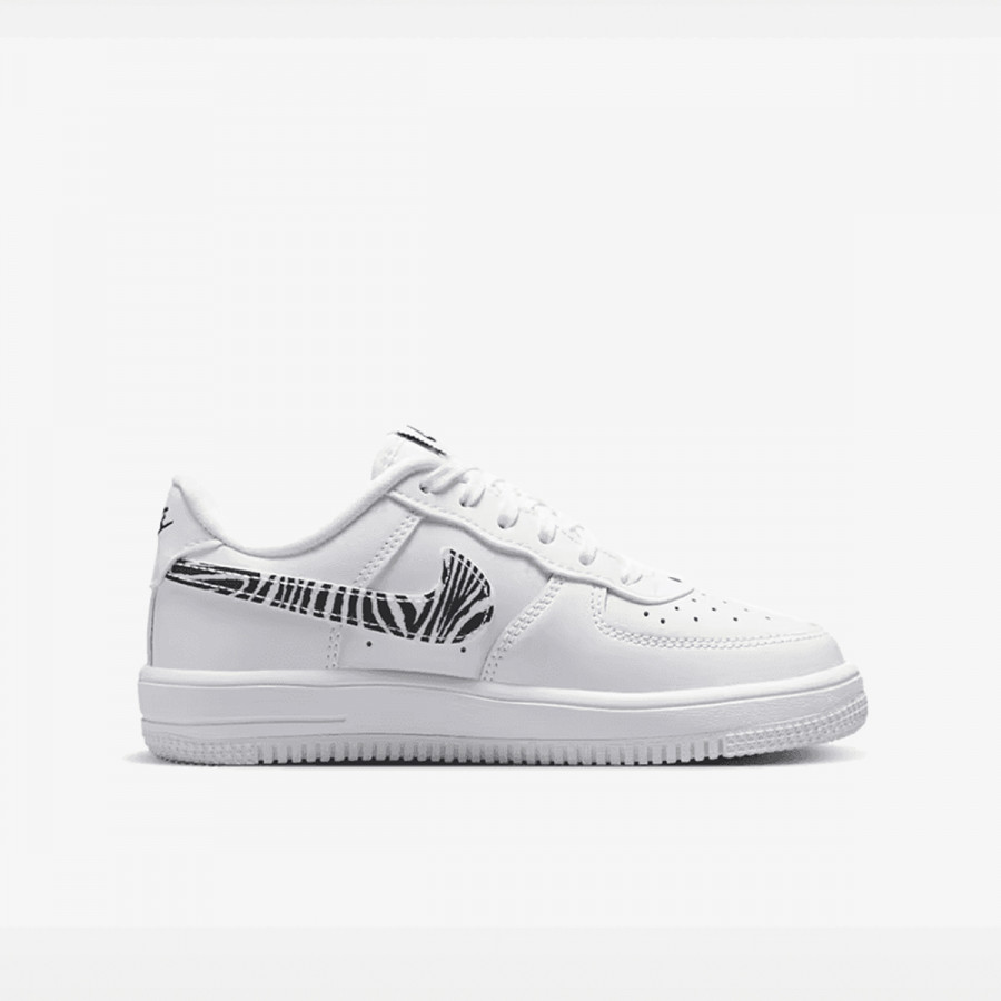 NIKE Спортни обувки FORCE 1 LOW PRINT LACE (PS) 
