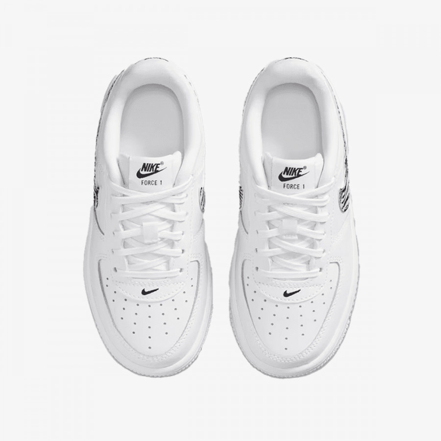 NIKE Спортни обувки FORCE 1 LOW PRINT LACE (PS) 