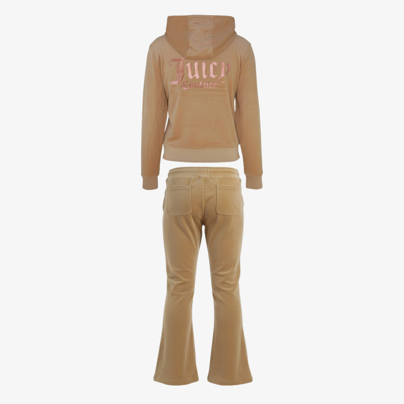 JUICY COUTURE Спортни екипи ZIP THRU HOODIE AND BOOTCUT JOG SET 
