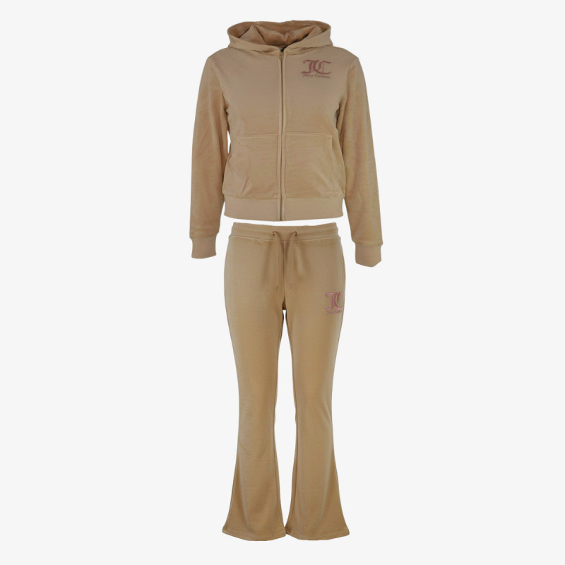 JUICY COUTURE Спортни екипи ZIP THRU HOODIE AND BOOTCUT JOG SET 