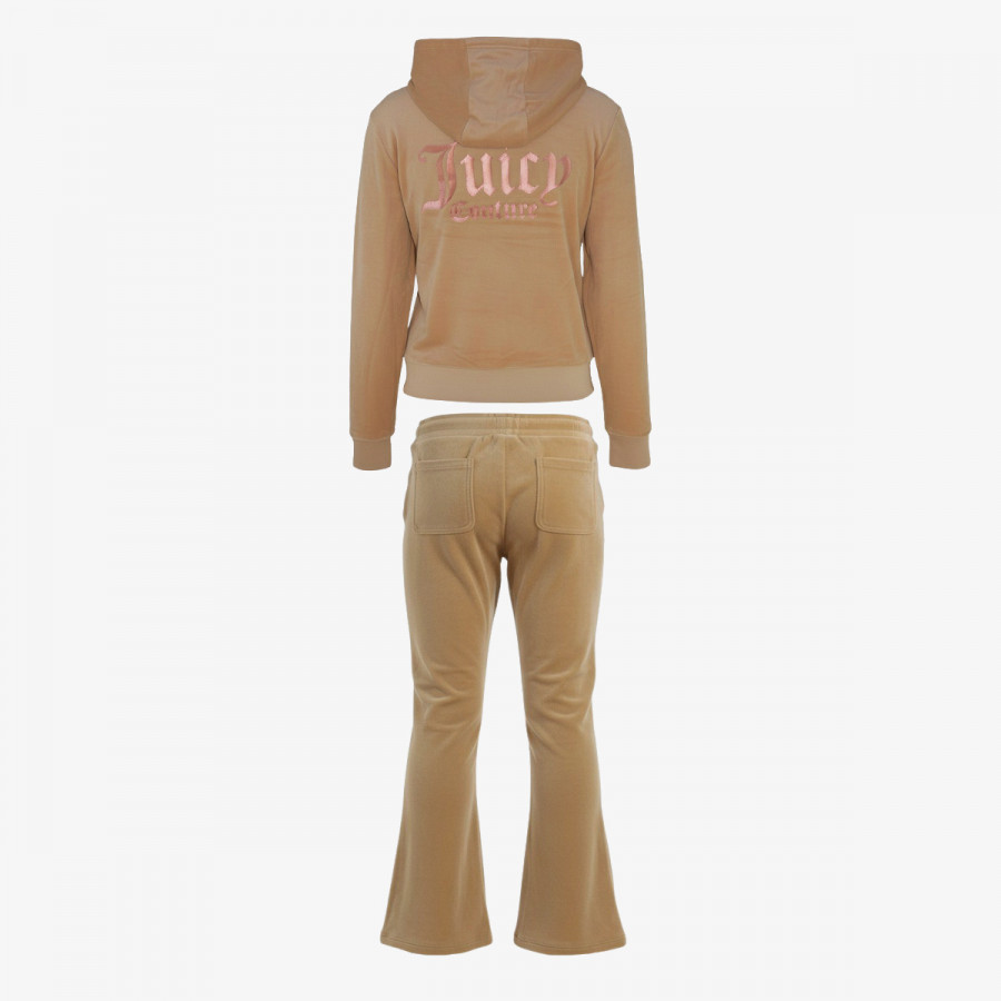 JUICY COUTURE Спортни екипи ZIP THRU HOODIE AND BOOTCUT JOG SET 