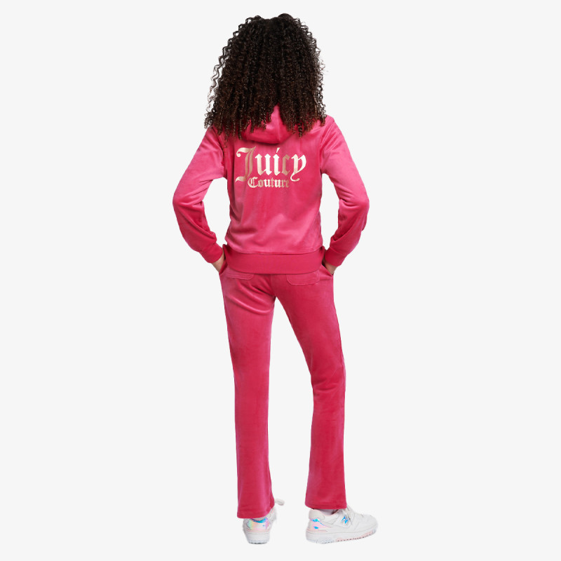 JUICY COUTURE Спортни екипи ZIP THRU HOODIE AND BOOTCUT JOG SET 