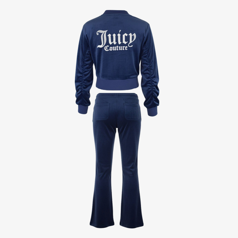 JUICY COUTURE Спортни екипи VELOUR BOMBER & BOOTCUT JOG SET 