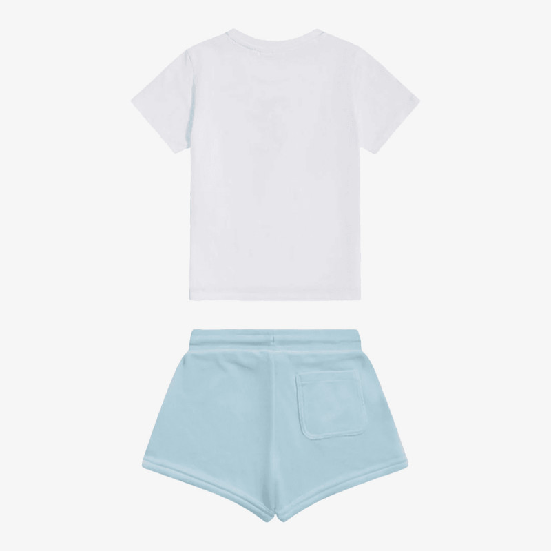 JUICY COUTURE Спортни екипи JC Logo Tee & Velour Short Set 