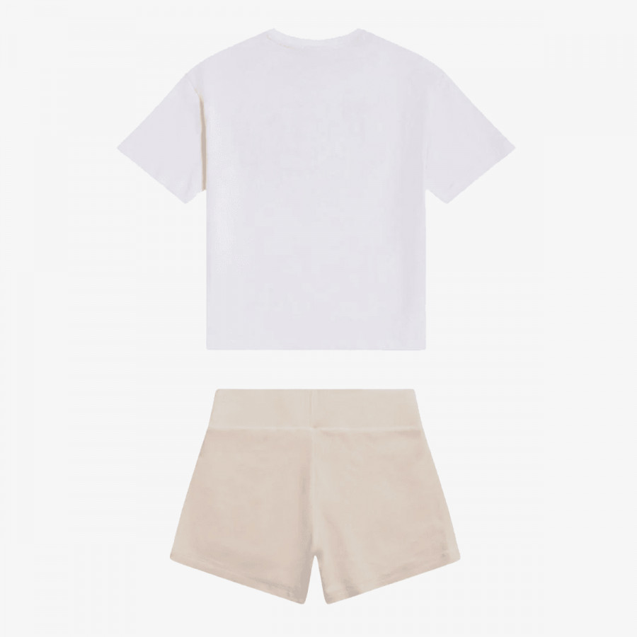 JUICY COUTURE Спортни екипи Oversize Tee & Velour Short Set 