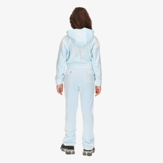 JUICY COUTURE Спортни екипи Cropped Velour Diamante Zip Thru & Bootc 